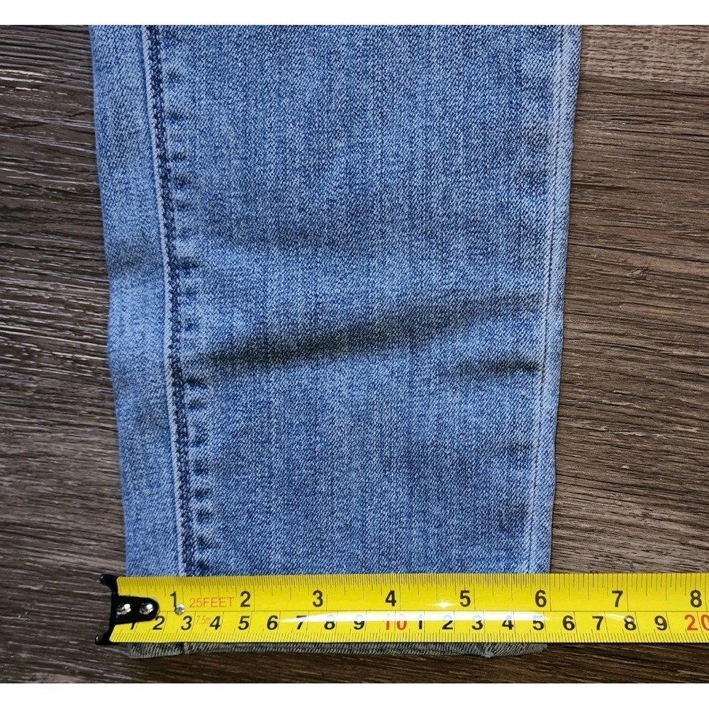 Lucky Brand Women's 10/30 Distressed Charlie Skinny Blue Jeans - Picture 9 of 10